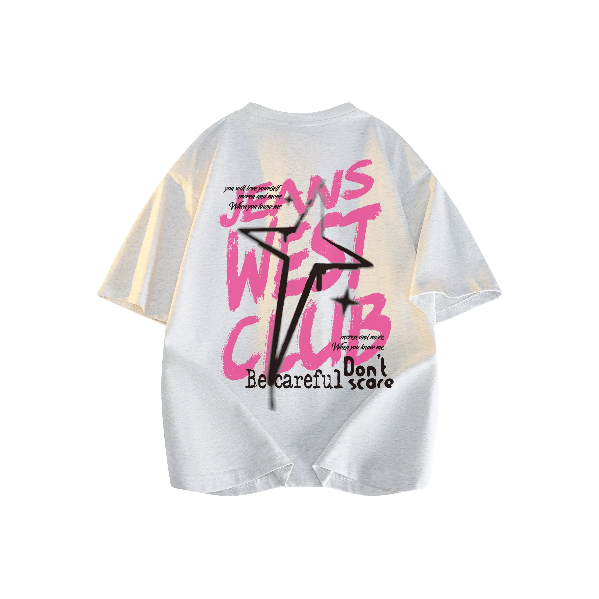 Zhoe & Tobiah Think Dream Believe T-Shirt Grau