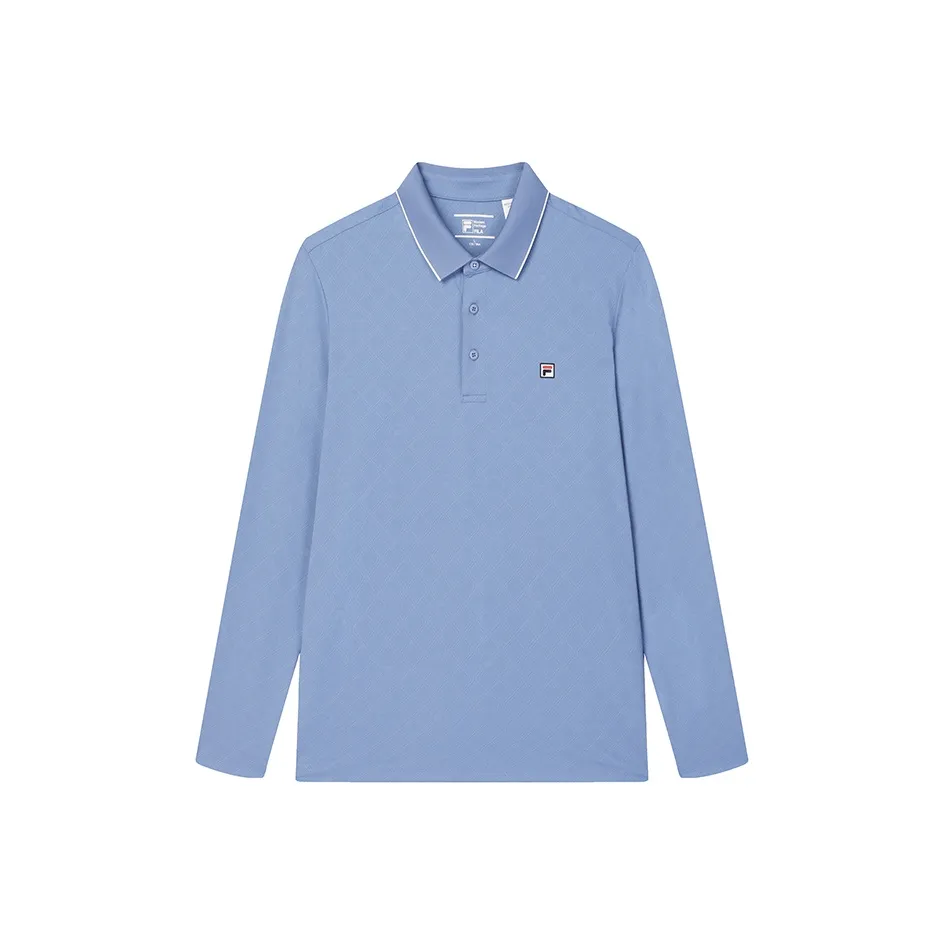 FILA MODERN HERITAGE Polo Shirt Men's Matte Blue