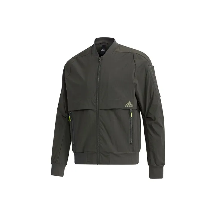 Adidas Мужские куртки темно-коричневого цвета