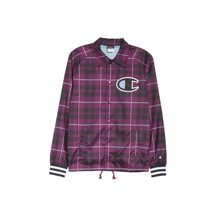 Champion Coach Jacket US Version Unisex Purple