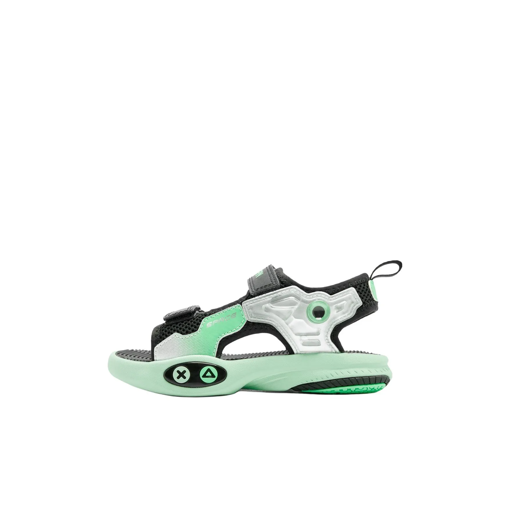 QIAODAN Slip-resistant Abrasion-resistant Low Top Детские Сандалии Черные для детей 3-7 лет