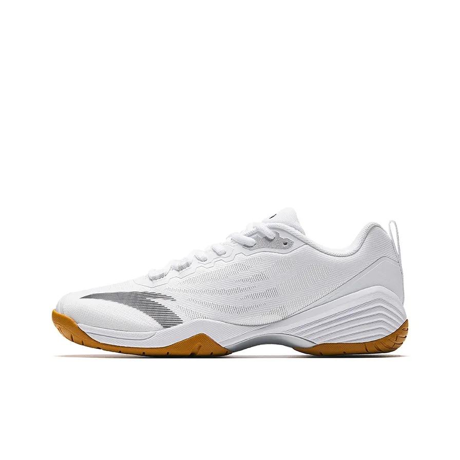 ANTA Aurora Амортизация Поддержка Устойчивость к истиранию Легкий Низ Резистентный Низкий Топ Кроссовки для тренировок Мужские Белый Черный