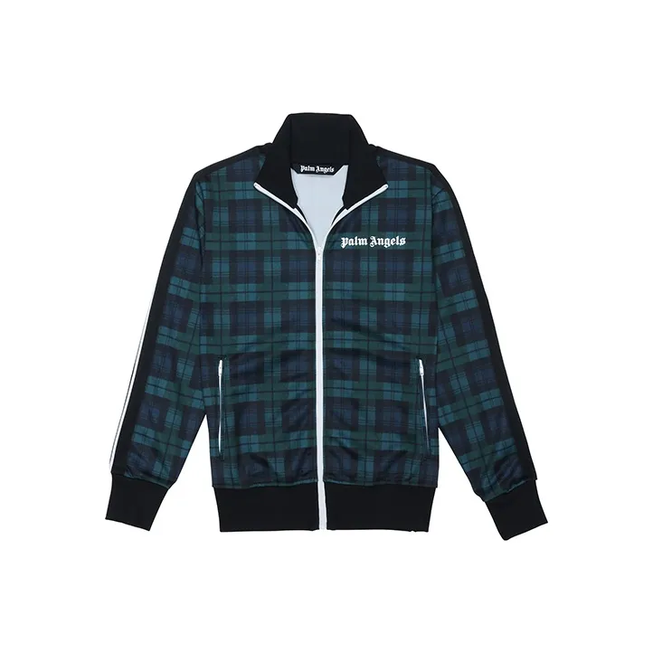 PALM ANGELS Темно-зеленые мужские куртки