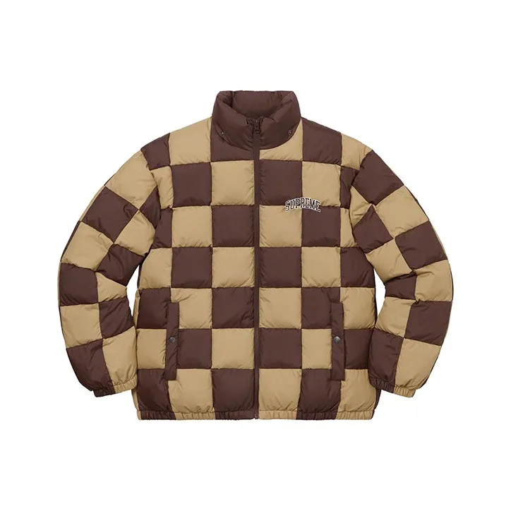 Supreme Checkerboard Puffy Jacket
