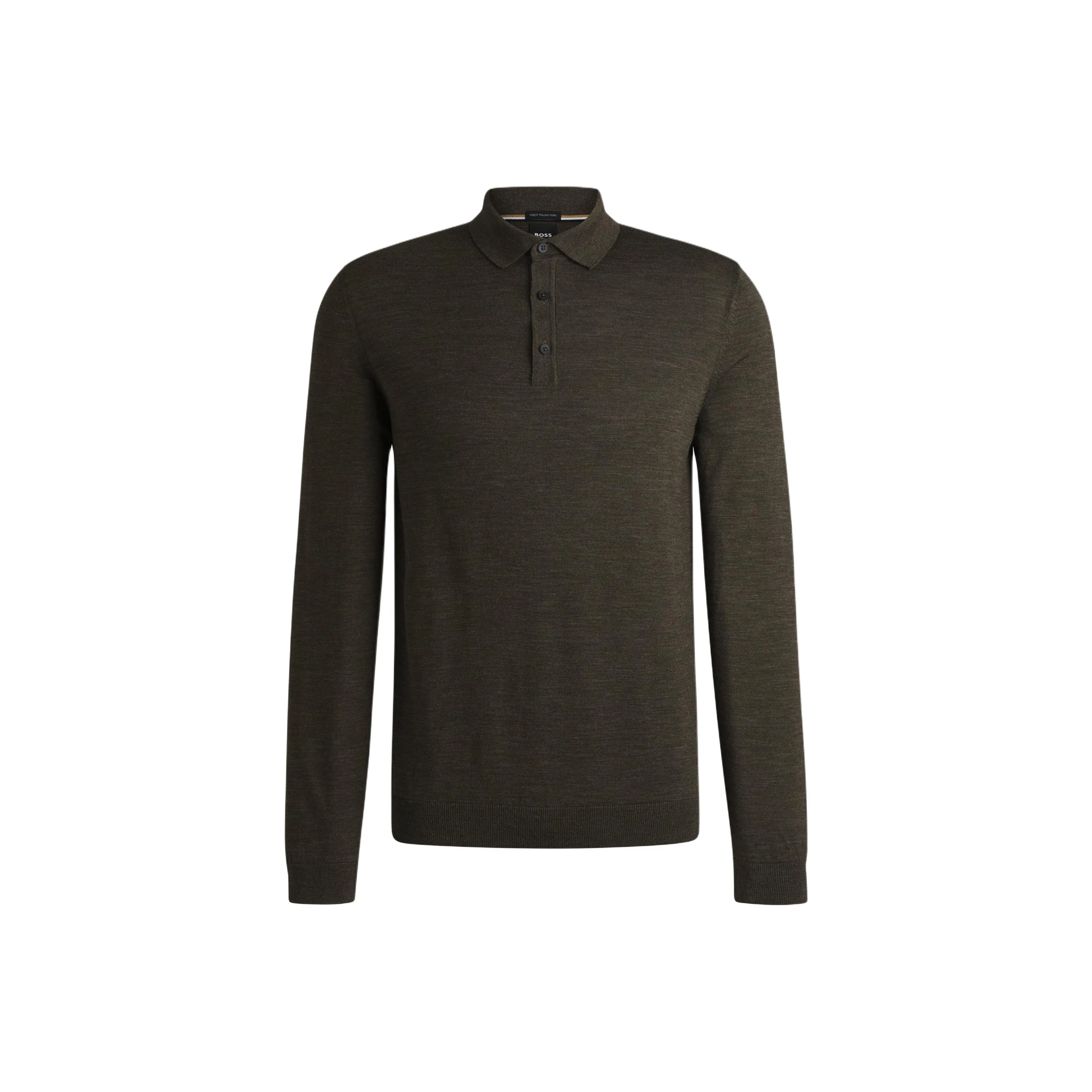Boss HUGO BOSS Long Sleeved Polo Collar Jumper