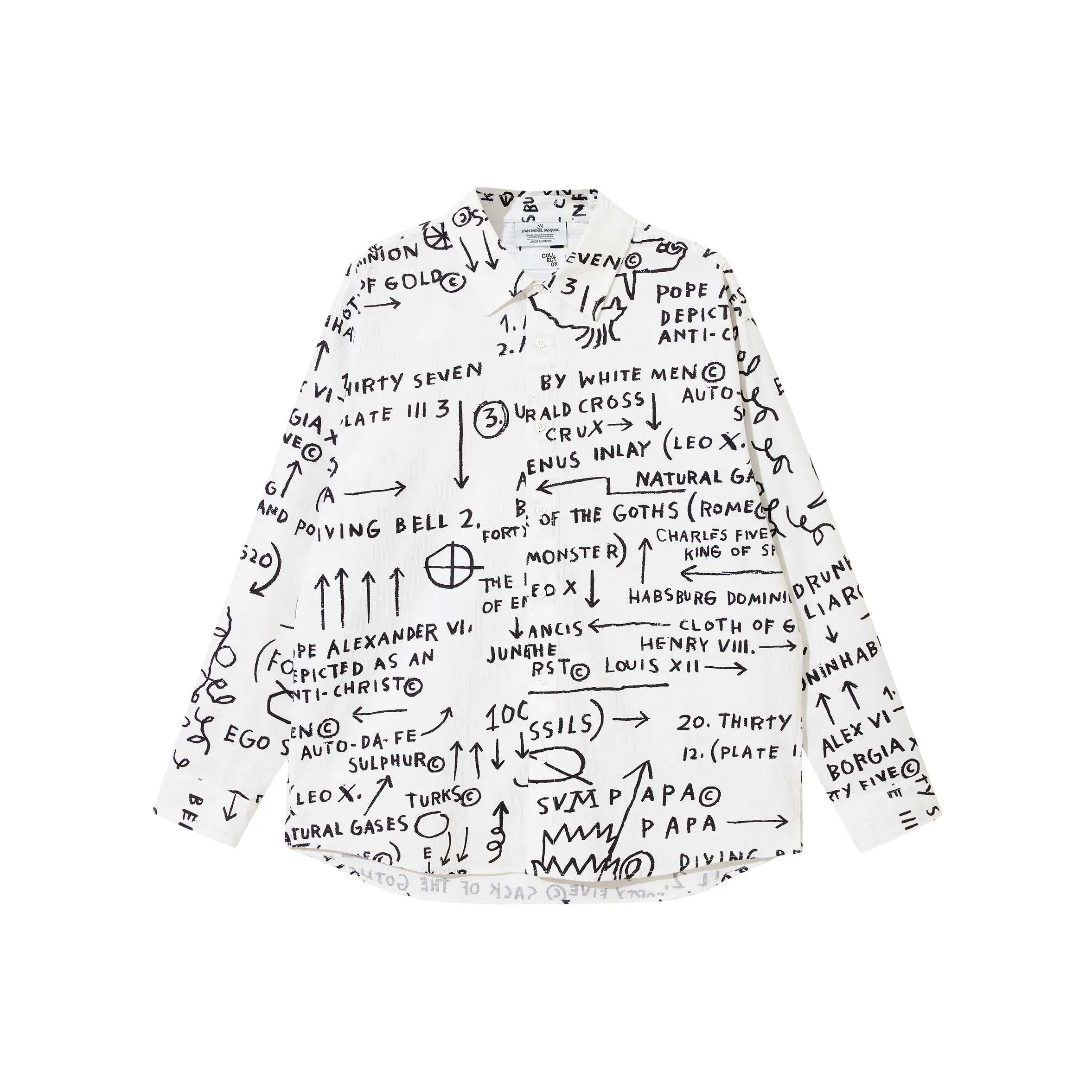 JACK JONES· x Jean Michel Basquiat Shirt Men's