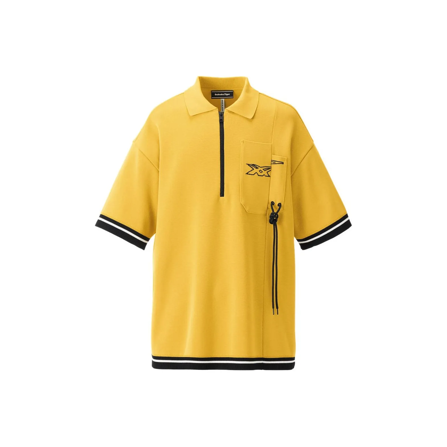 Onitsuka Tiger Polo Shirt Unisex Yellow