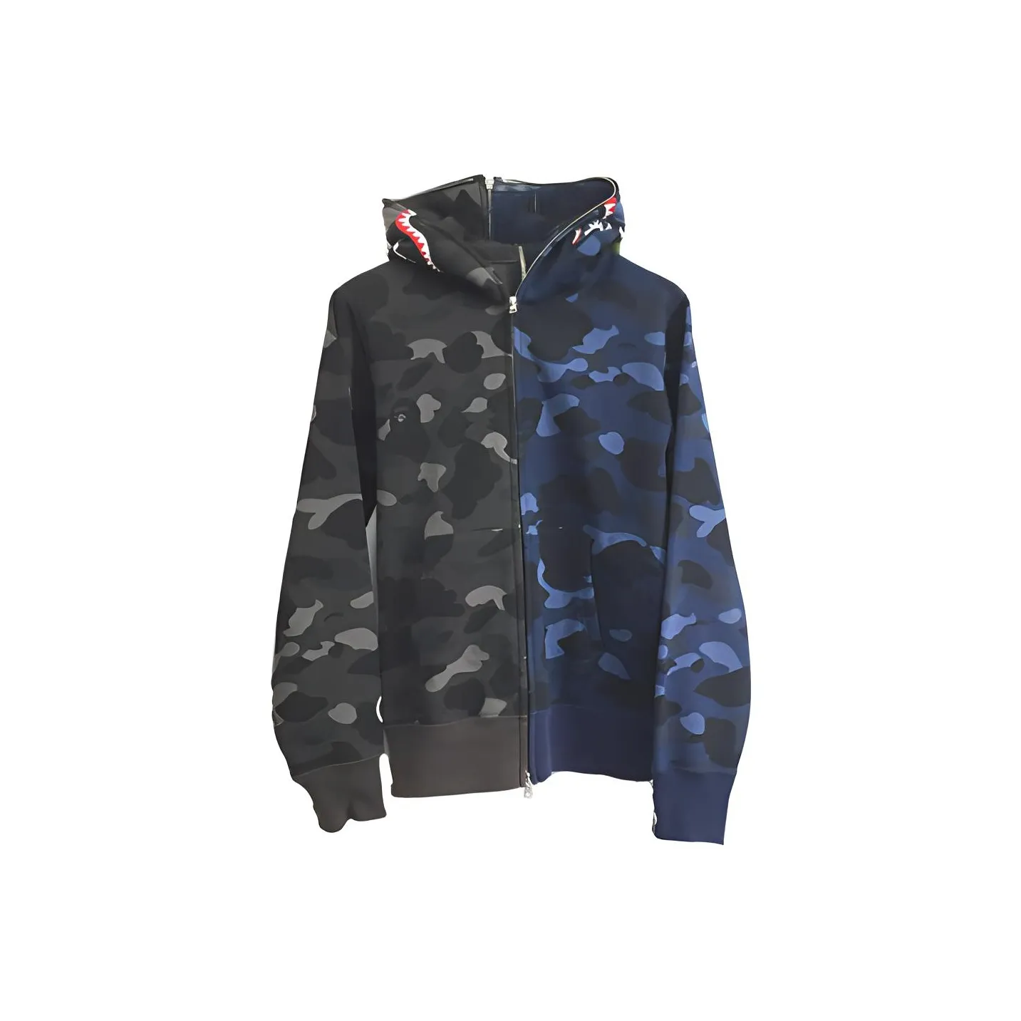 Levis community rainbow sleeveless t-shirt vest Color Camo Separate Shark Full Zip Hoodie