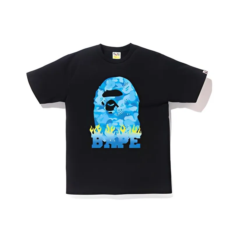 Bape Fire Camo Bape Flame Tee