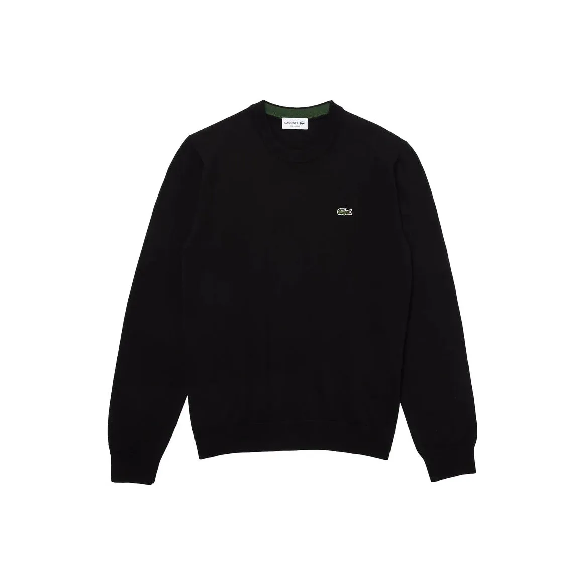 LACOSTE Logo Patch Crewneck Knitted Jumper