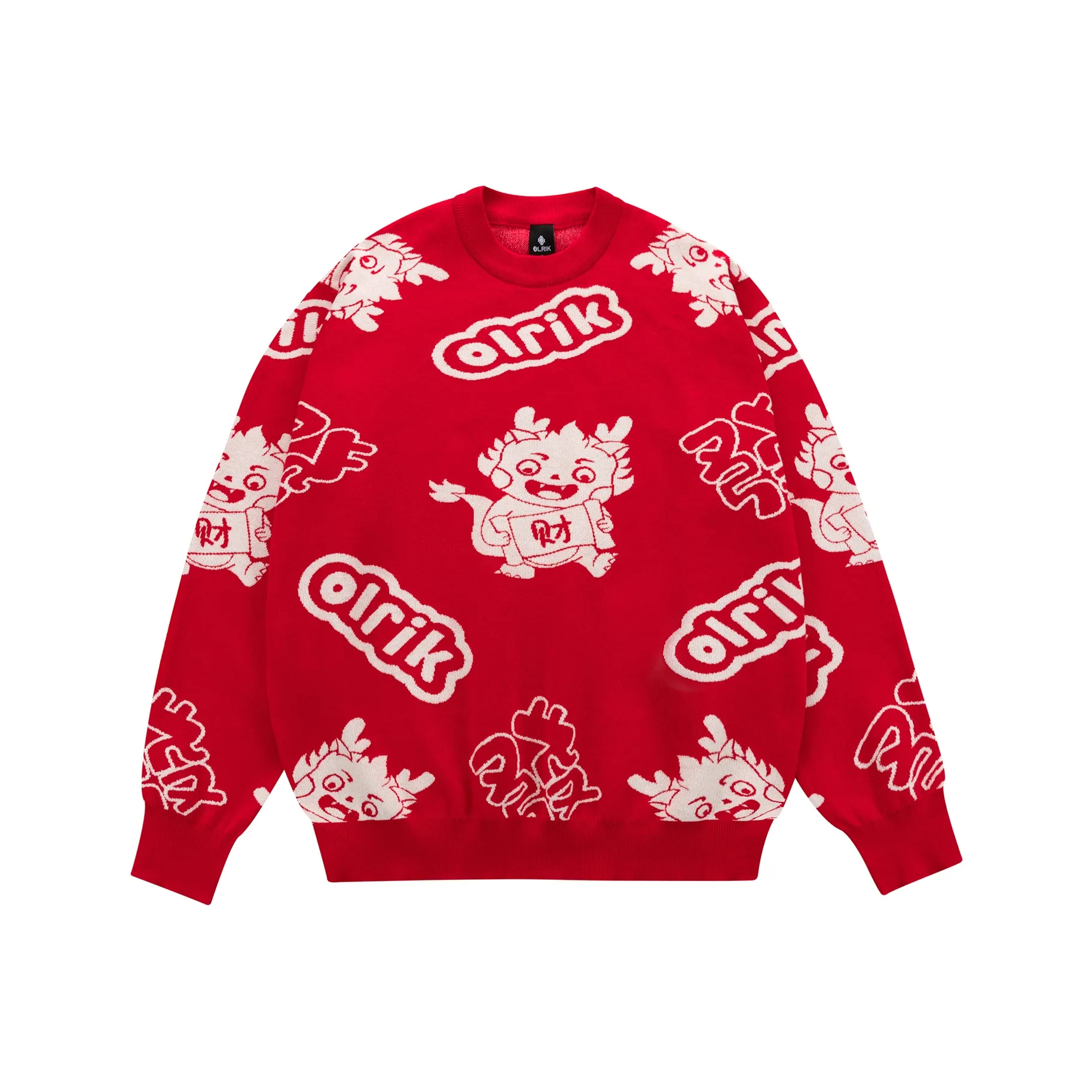 OLRIK Осенний и Зимний Свитер Унисекс