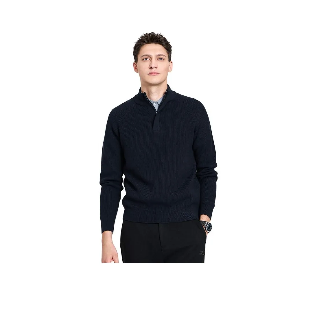 Dance with Wolves Свитер Мужской Темно-синий