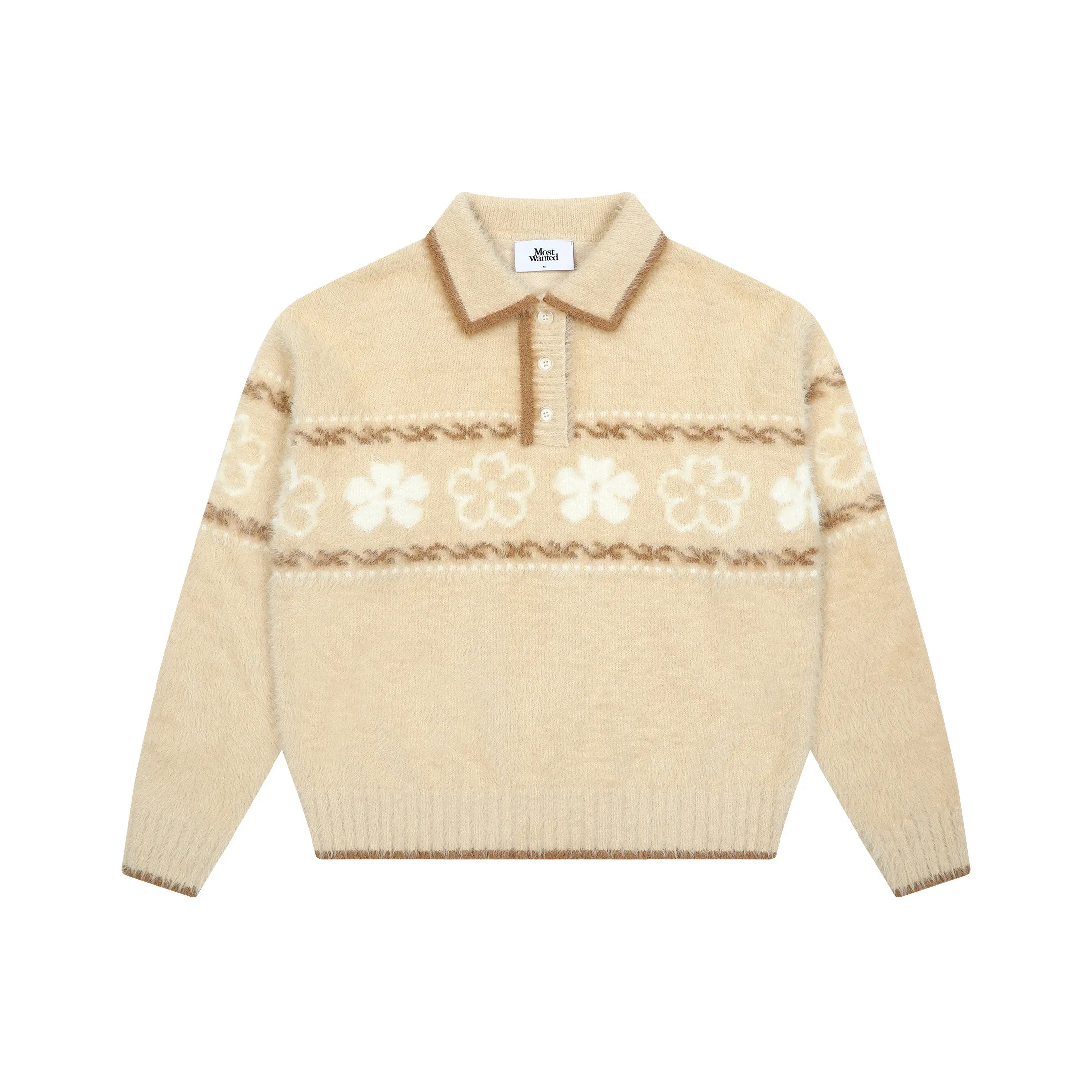 MostwantedLab Vintage Flower Свитер Унисекс