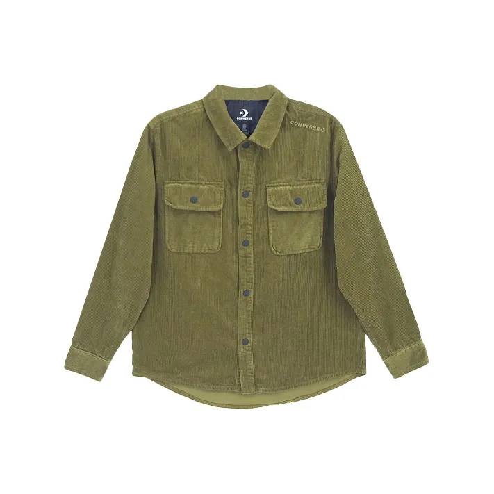Converse Overhead Jackets Men's Deep Moss Green