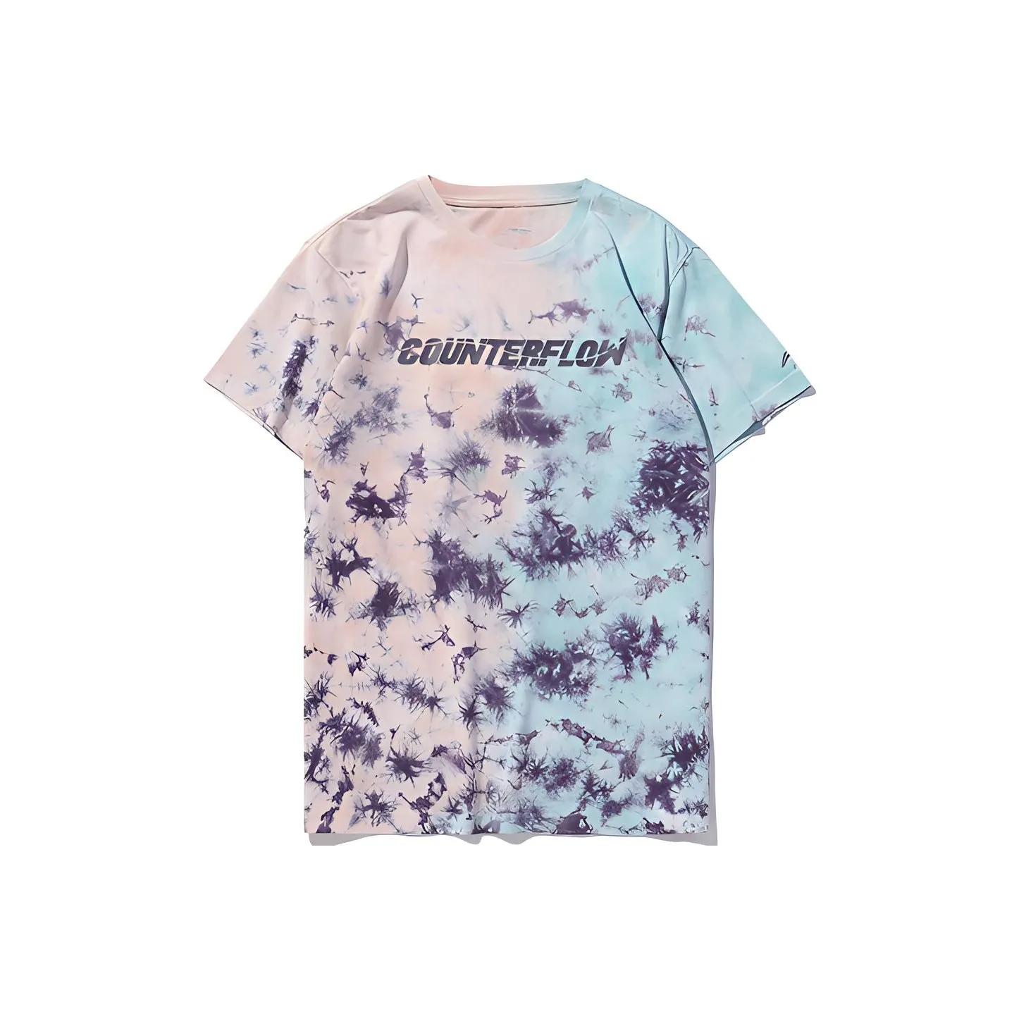 LINING CF T Рубашка Мужская Синяя Фиолетовая Tie Dye