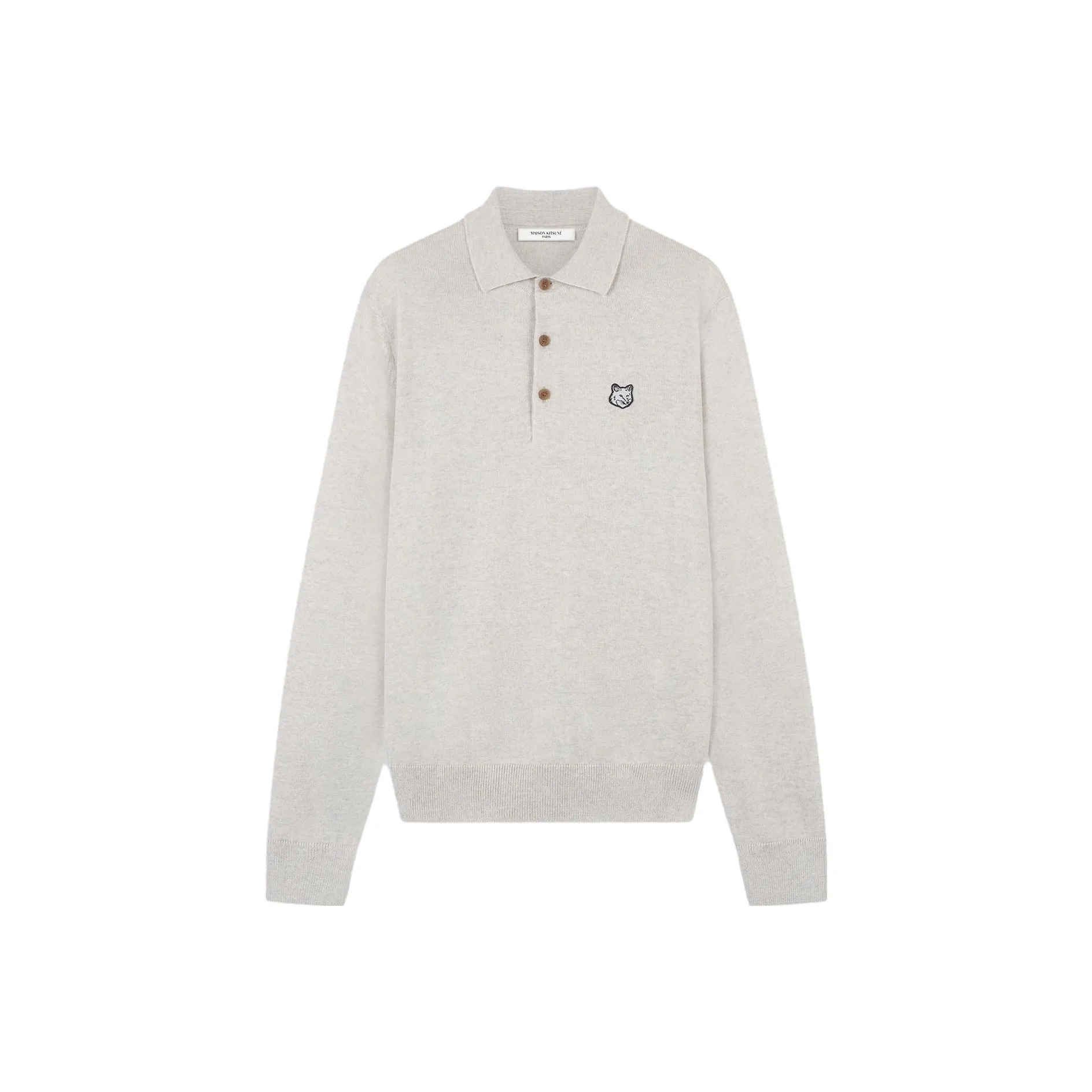 Maison Kitsune Светло-серые Мужские Свитера