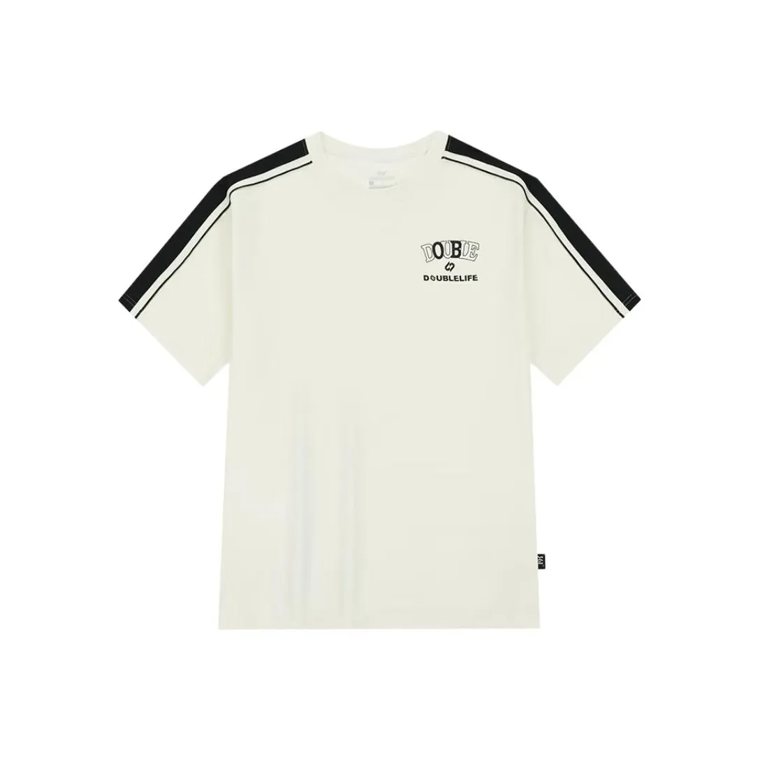 361° T-Shirt Унисекс Кремово-белый Супер-черный