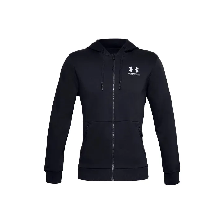 Under Armour Rival Fleece Черные Мужские Куртки