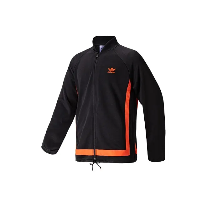 Adidas Originals Jackets Men's Black Orange