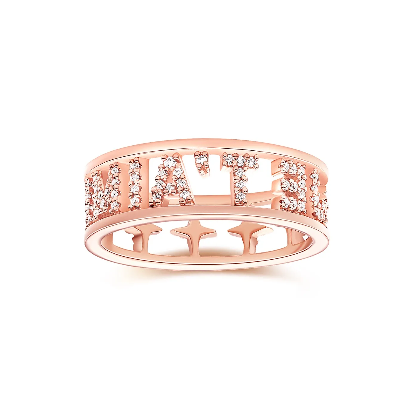 Apm Monaco Сплав Кольца Унисекс Розовый