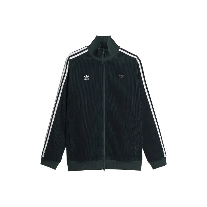 Adidas Originals Cord Track Top x Noah Зеленый Ночной Время Мужские Куртки