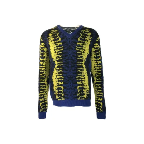 VERSACE Collection Темно-синий Мужские Свитеры