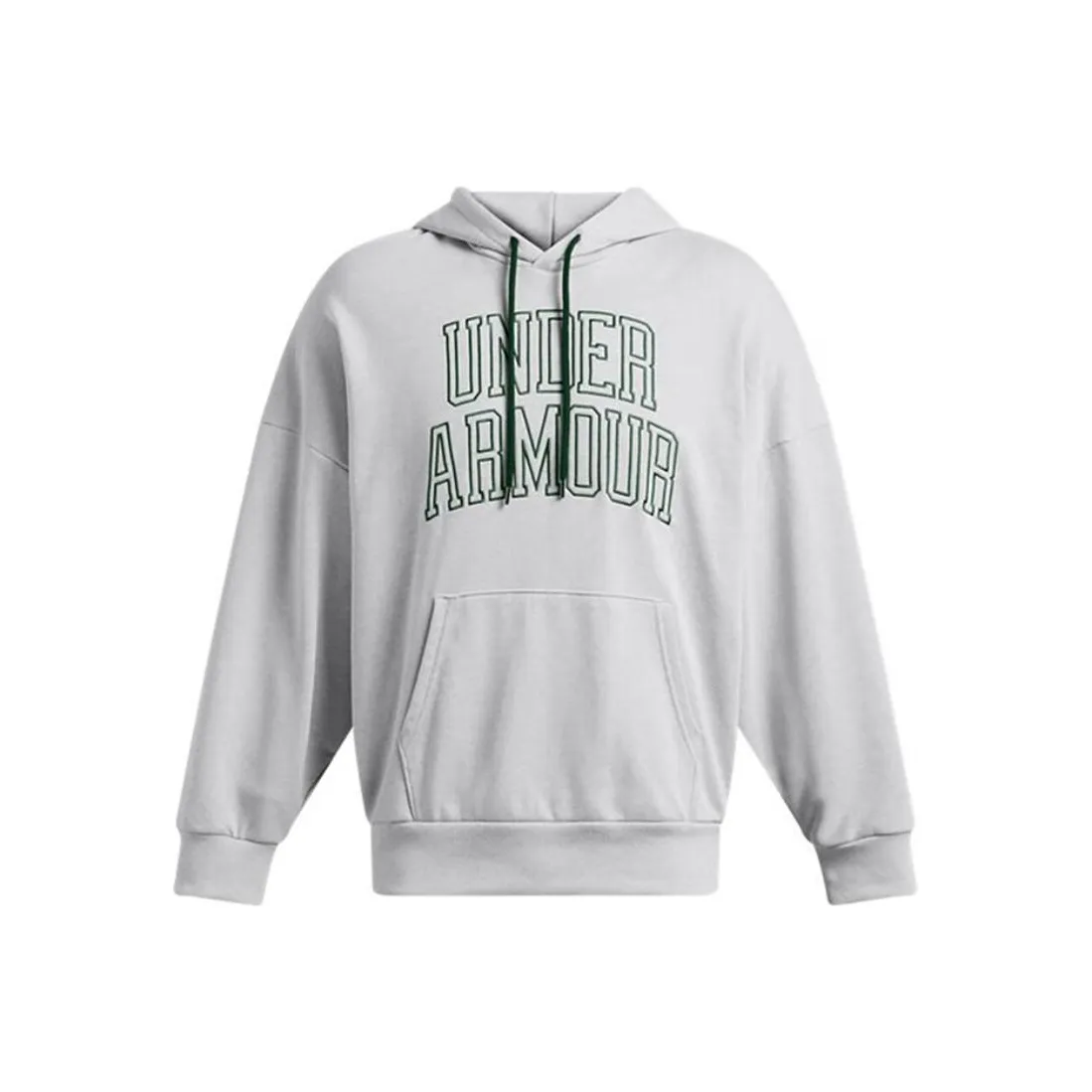 Under Armour Icon UA HWT Terry OS Hoodie Sweatshirt Men's Gray