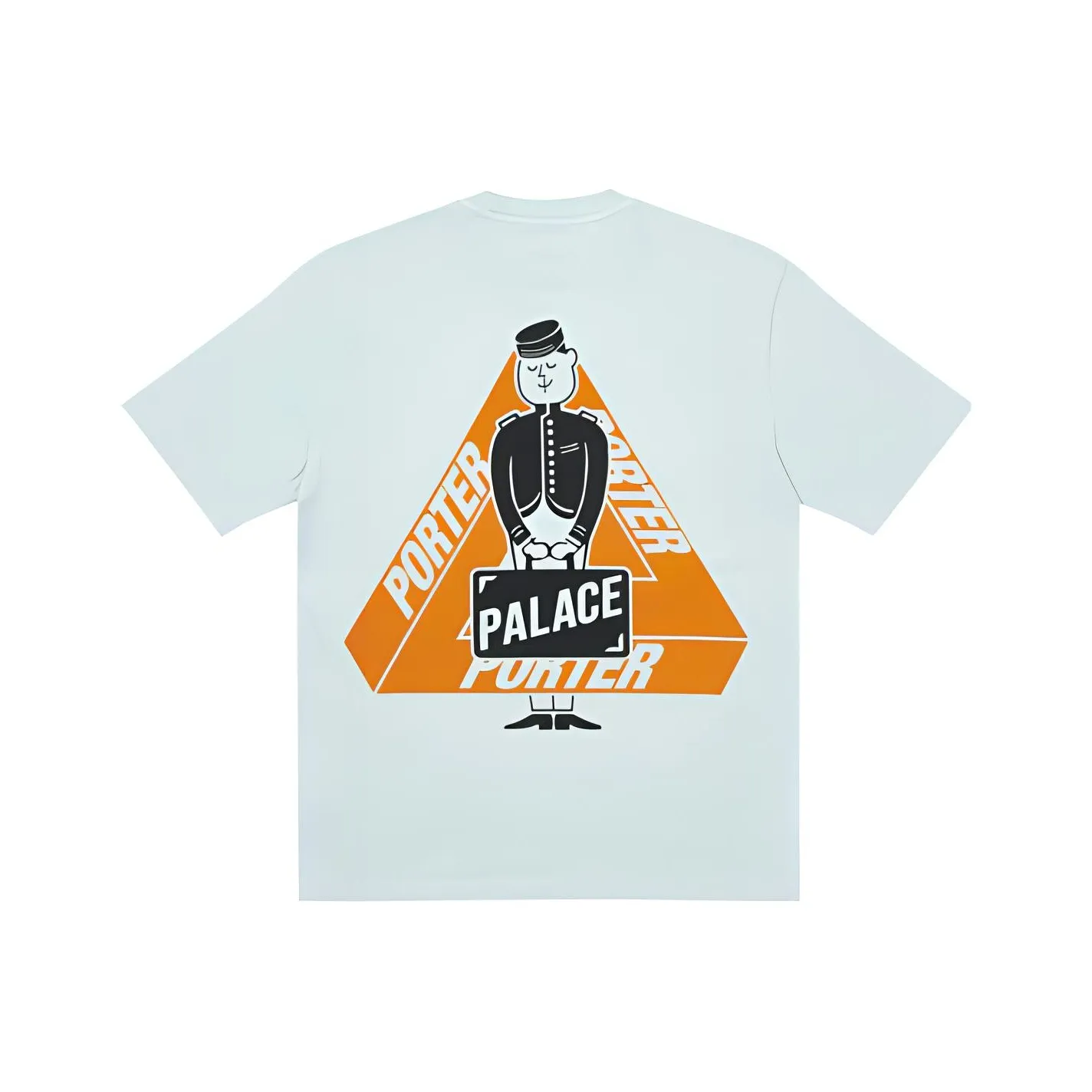 PALACE x PORTER Светло-зеленая унисекс футболка