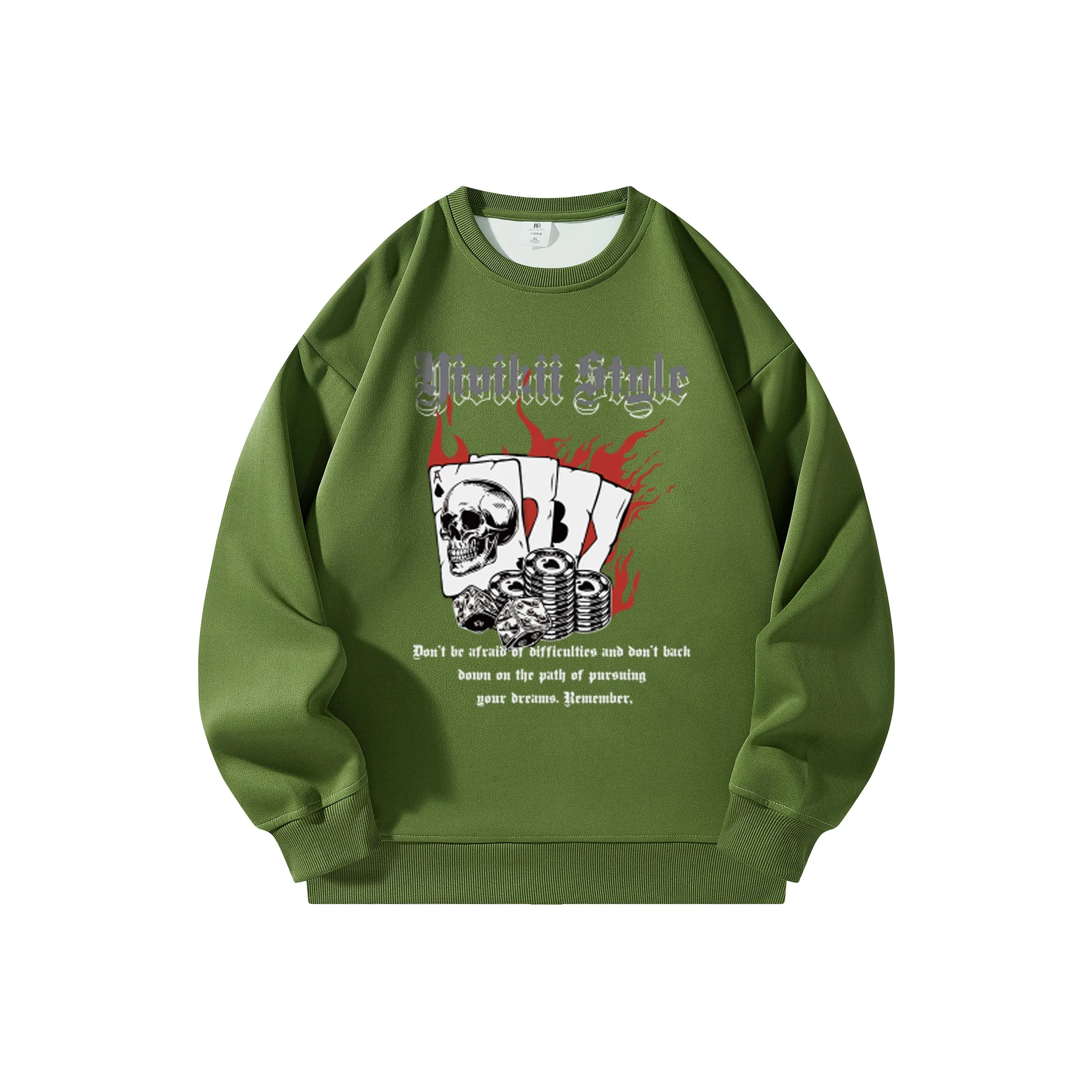 YIVIKII Мужские Свитшоты