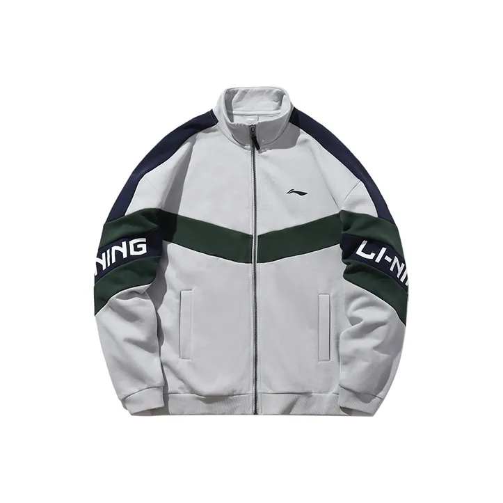 LiNing Sports Fashion Collection Jacket Unisex Microcrystalline Gray