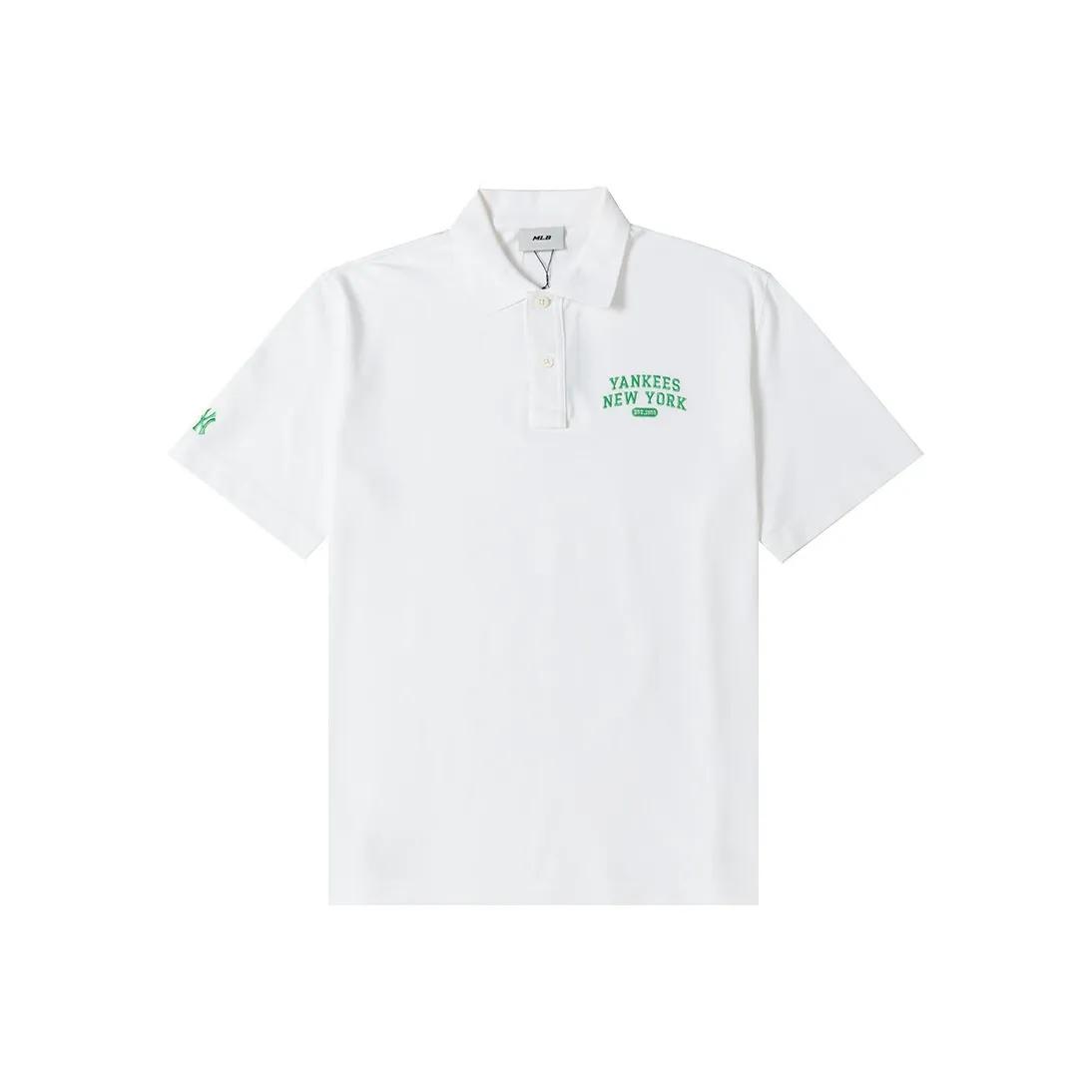 Mlb Base Logo New York Yankees Белый Мужское Поло