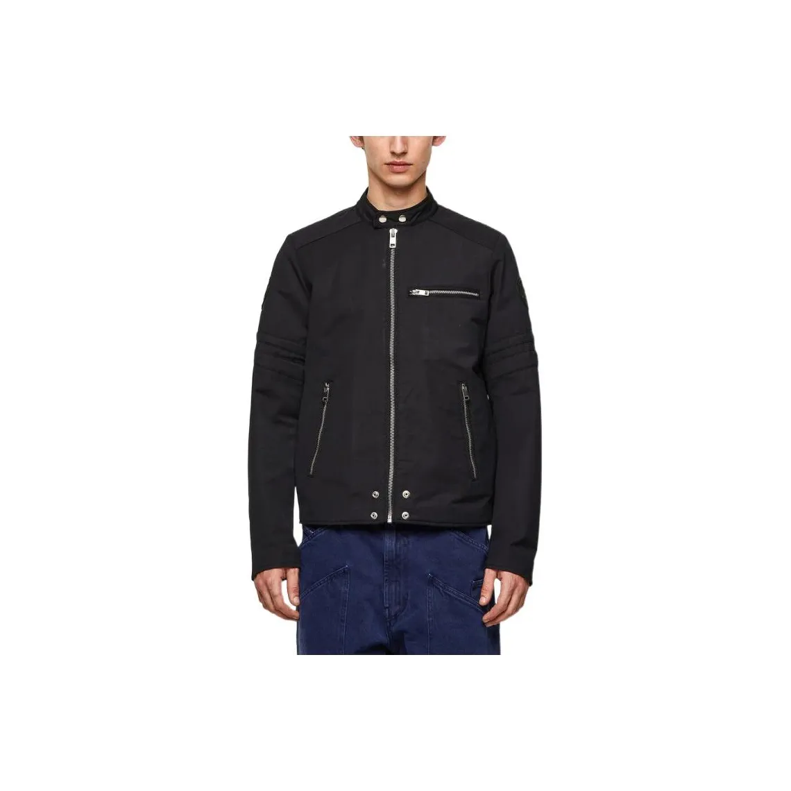 DIESEL Мужские черные куртки