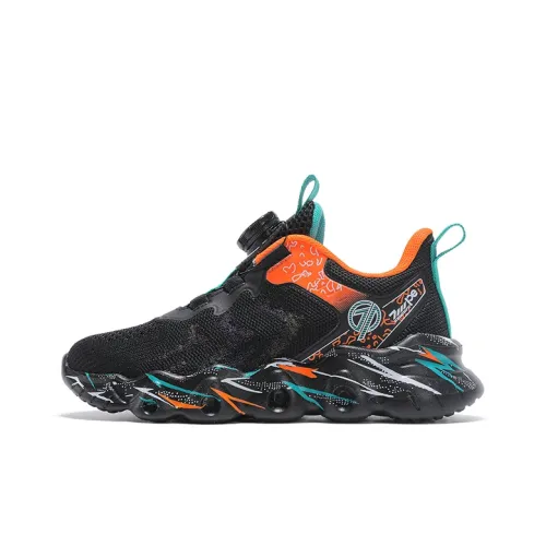 7 PE Детские беговые кроссовки Low Top Черные Kids