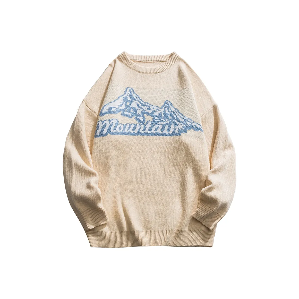 STORMATE Drop Shoulder Pullover Thickened Thermal Knitwear Sweater Unisex