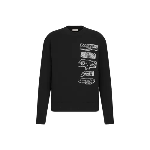 DIOR Черный Мужские Свитеры