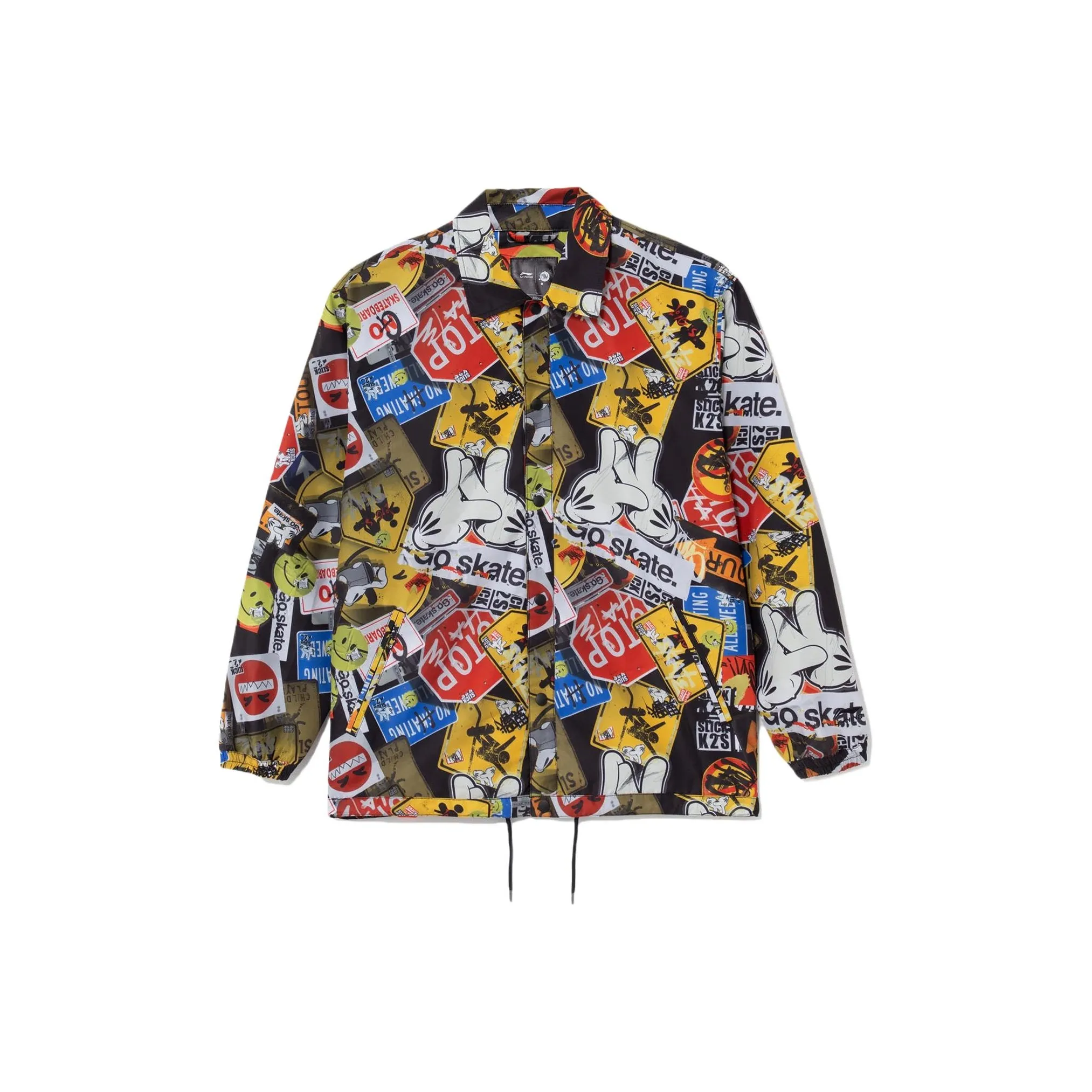LiNing Skateboard Jacket Men's Black Yellow