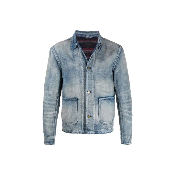 SAINT LAURENT FW21 Jackets & Coats Men's Blue