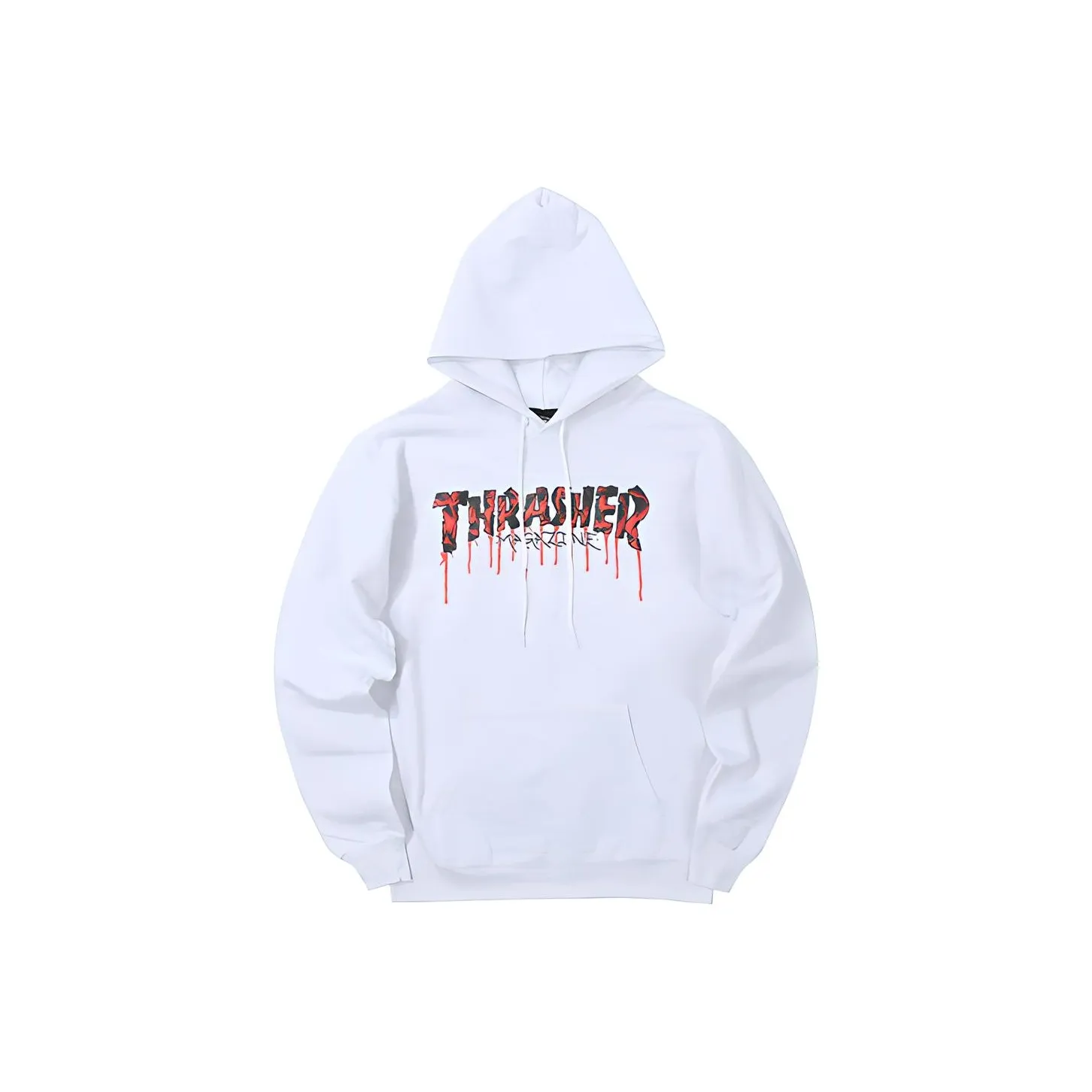 Thrasher Серый Белый Унисекс Свитшоты