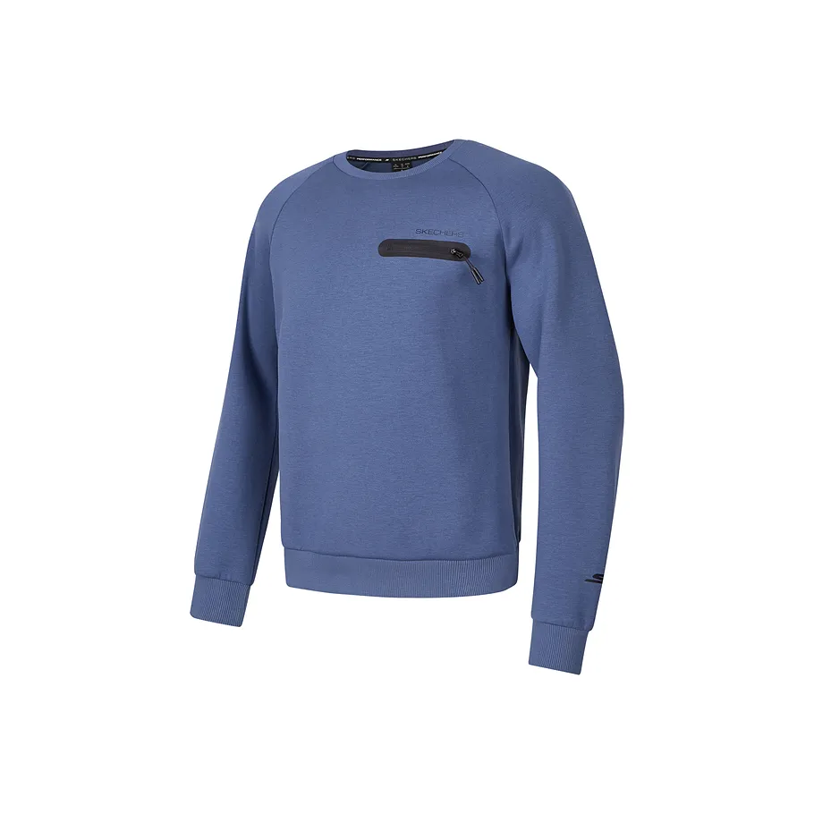 Skechers GOKNIT Толстовка Мужской Deep Cobalt Blue