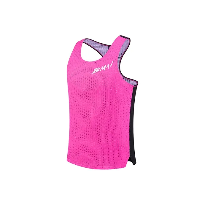 BMAI Ярко-розовые мужские беговые майки