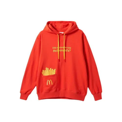 McDonald's Graniph Collaboration Красный Унисекс Свитшоты