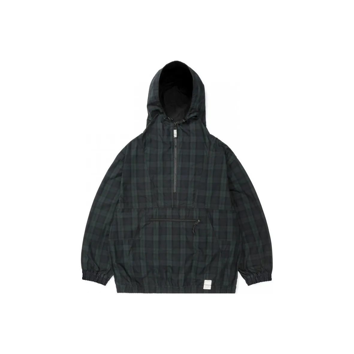 MADNESS Сине-зеленая клетчатая унисекс куртка