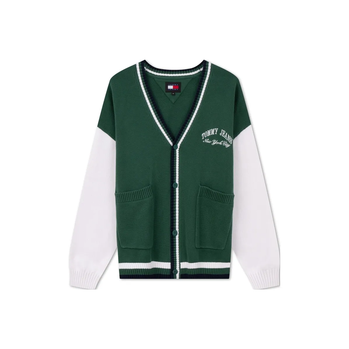 Tommy Hilfiger Knitwear Unisex Green White Multicolor