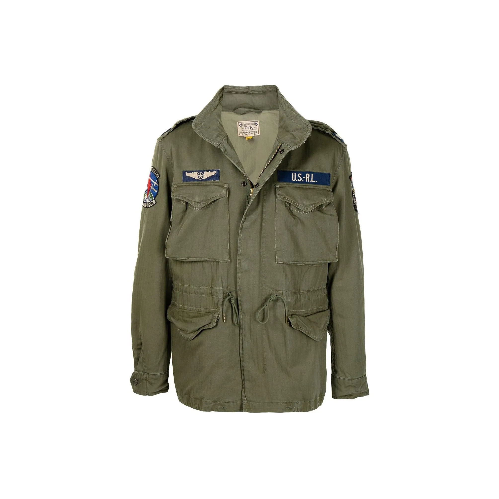 Polo Ralph Lauren Herringbone Patch Detailed Field Jacket