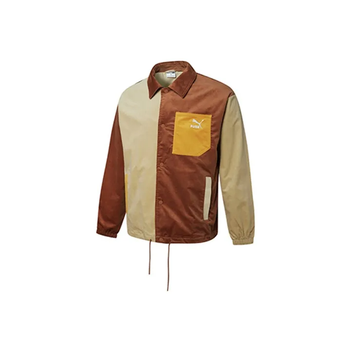 PUMA Cord Coach Кофе Мужские Куртки