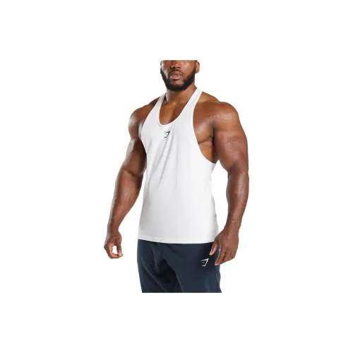 GYMSHARK Белый Мужские Майки