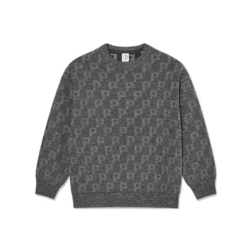 POLAR SKATE CO Серый Мужские Свитеры