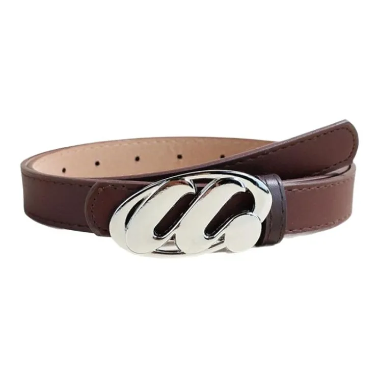 Lanza Коровья кожа ремни унисекс ширина 2,3 см