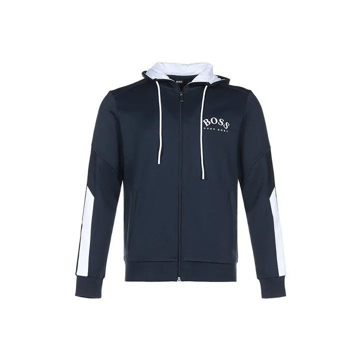 HUGO BOSS Jackets Men's Marine Blue