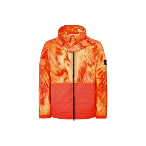 STONE ISLAND Апельсин Мужские Куртки